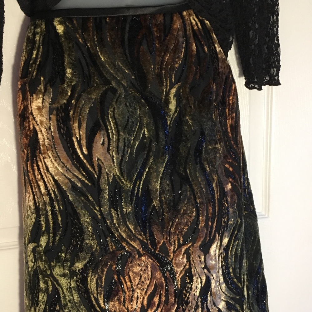 Kasper Faux Fur Skirt ~ 12P - Picture 2 of 8